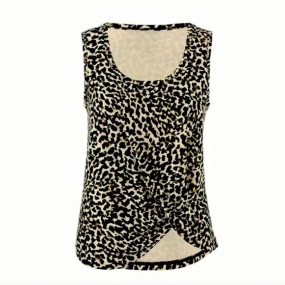 Cabi Knotty Leopard Tank NWOT - Picture 2 of 5